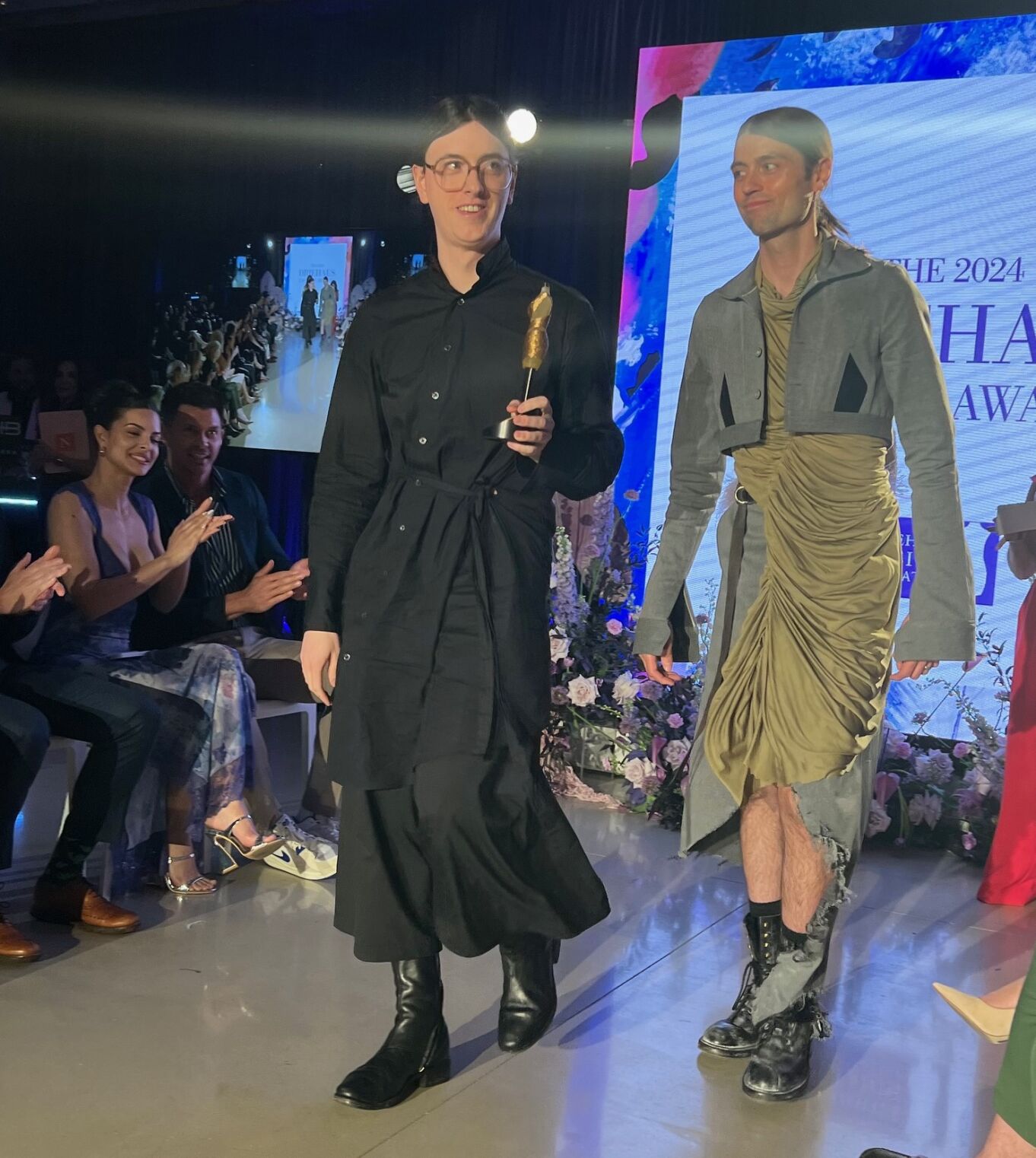 Winning designer Jules Gourley. (Photo Candace Jordan)